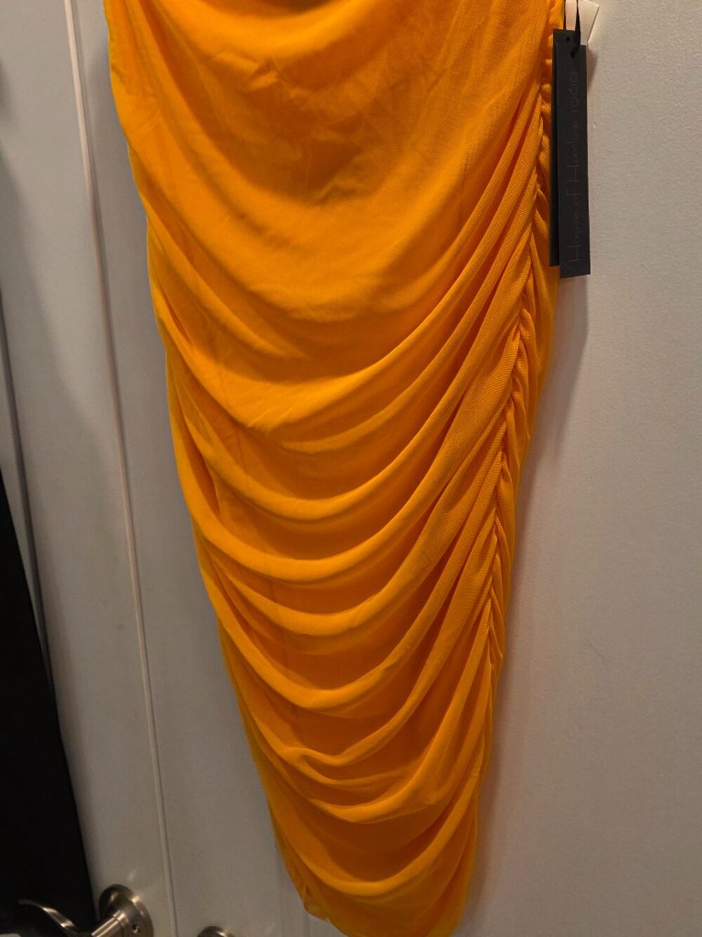 NWT House of Harlow Orange Mesh Skirt Set S - Picture 6 of 6